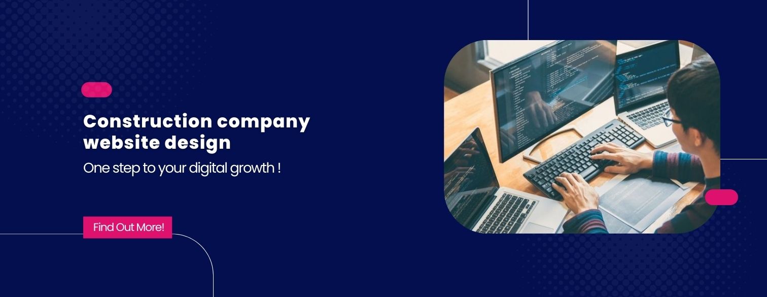 Construction company website design